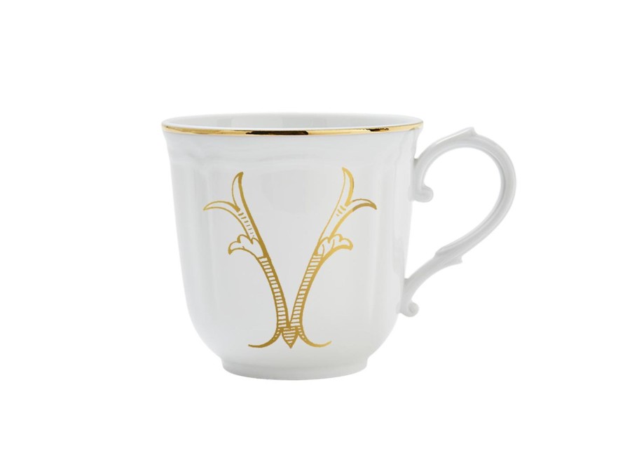 Tavola Ginori 1735 Mug | Mug Lettera V