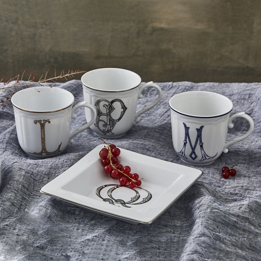 Tavola Ginori 1735 Mug | Mug Lettera V