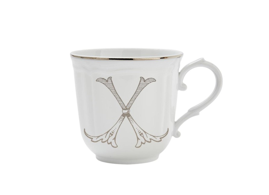 Tavola Ginori 1735 Mug | Mug Lettera X