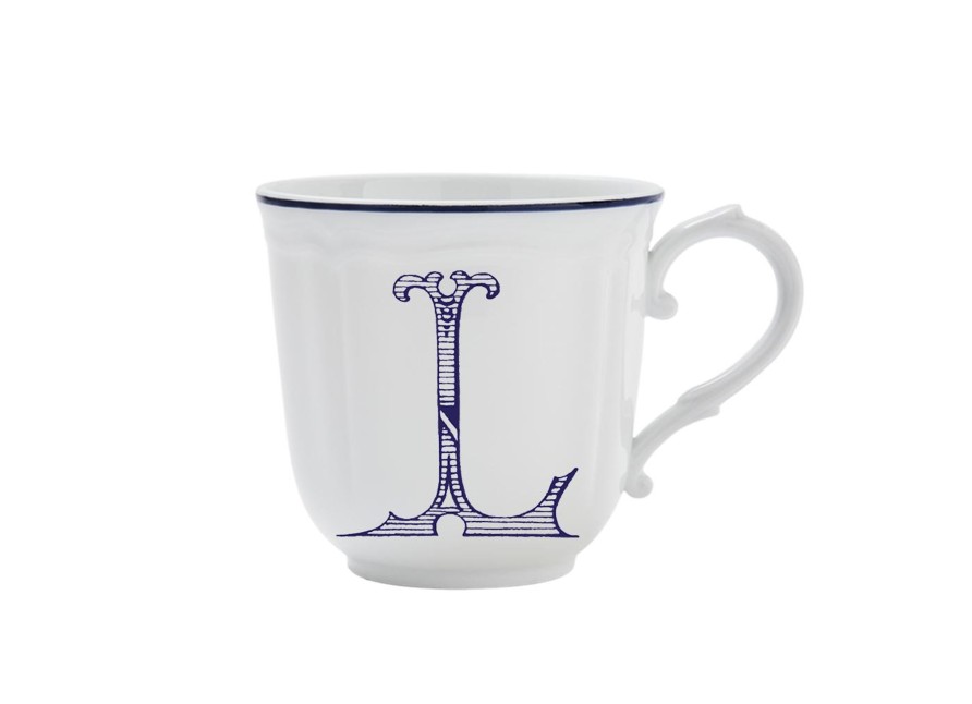 Tavola Ginori 1735 Mug | Mug Lettera L