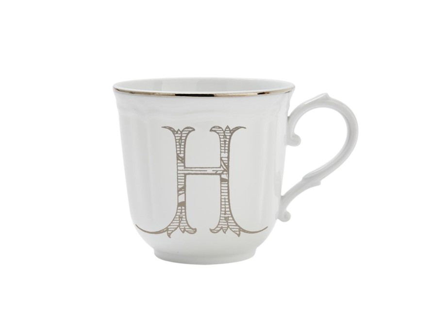 Tavola Ginori 1735 Mug | Mug Lettera H