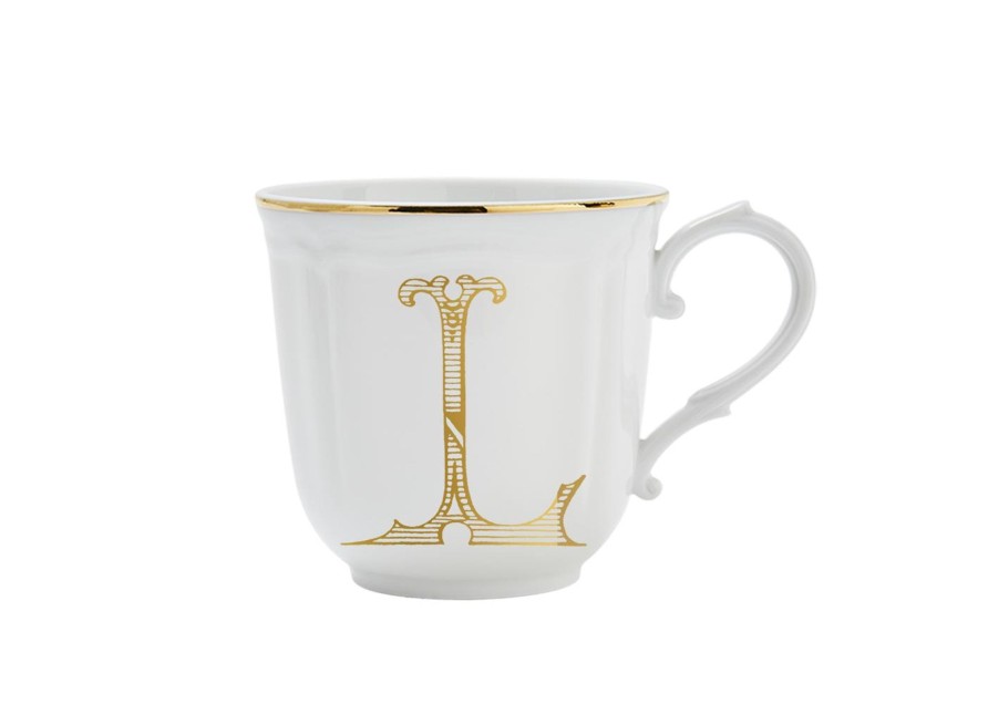 Tavola Ginori 1735 Mug | Mug Lettera L