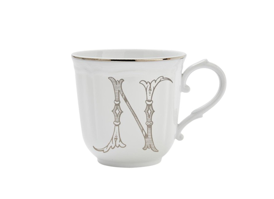 Tavola Ginori 1735 Mug | Mug Lettera N