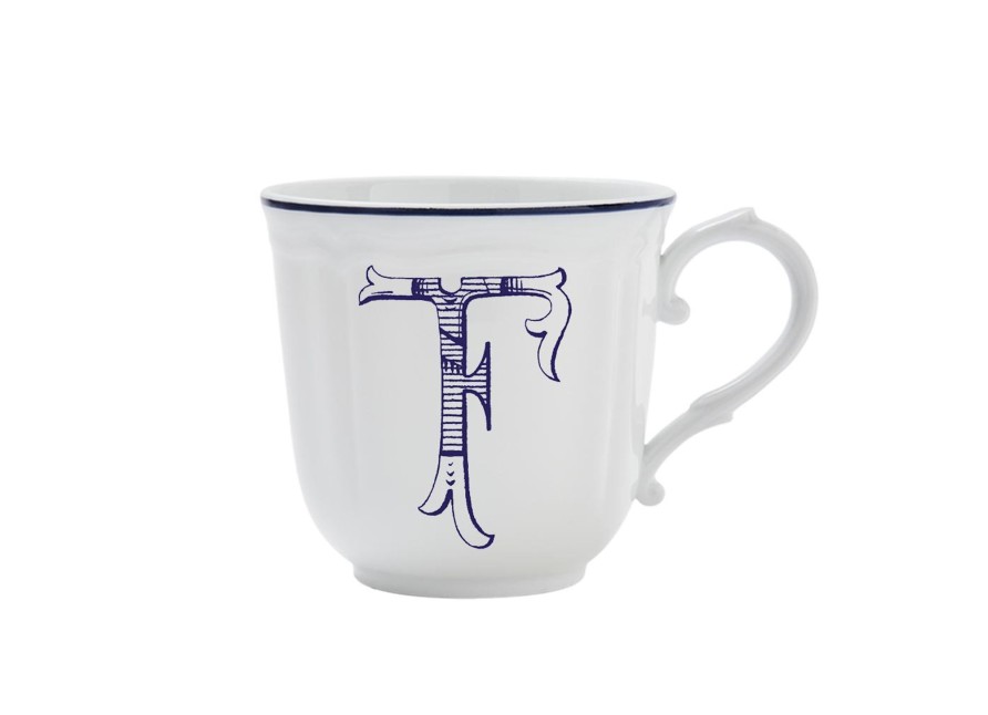 Tavola Ginori 1735 Mug | Mug Lettera F