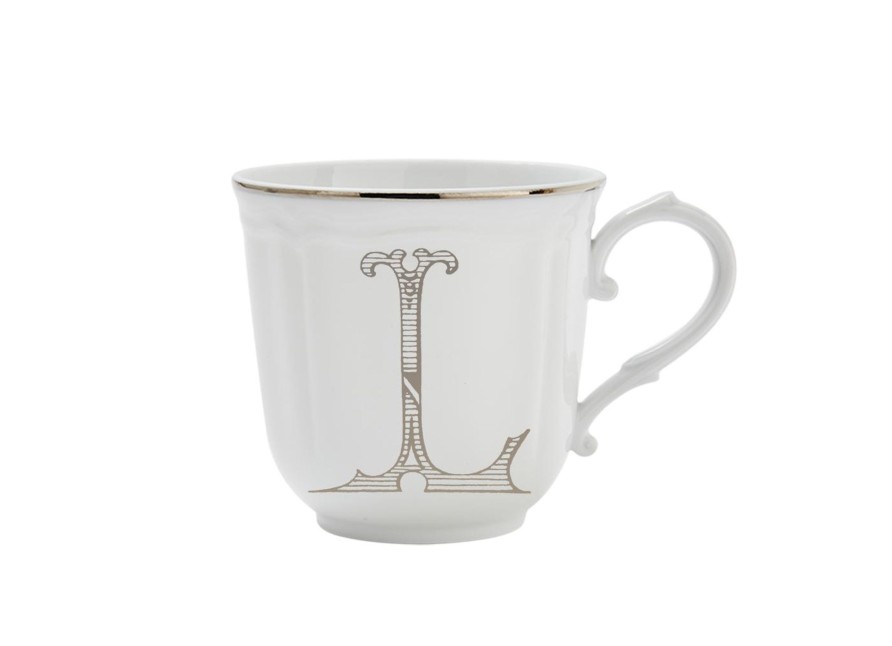 Tavola Ginori 1735 Mug | Mug Lettera L