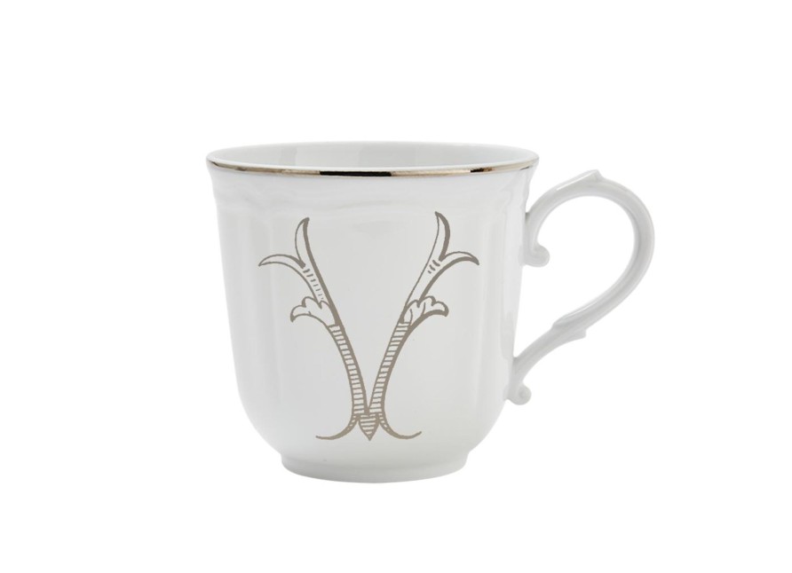 Tavola Ginori 1735 Mug | Mug Lettera V